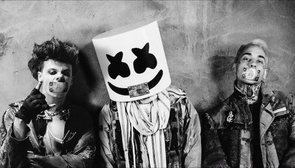 Marshmello, YUNGBLUD, & blackbear
