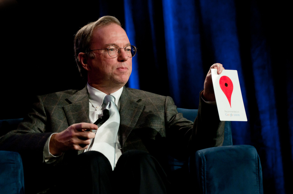 A Conversation With Google Chairman Eric Schmidt