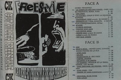 Freestyle - La 1ère K7 freestyle de Rap français Face B