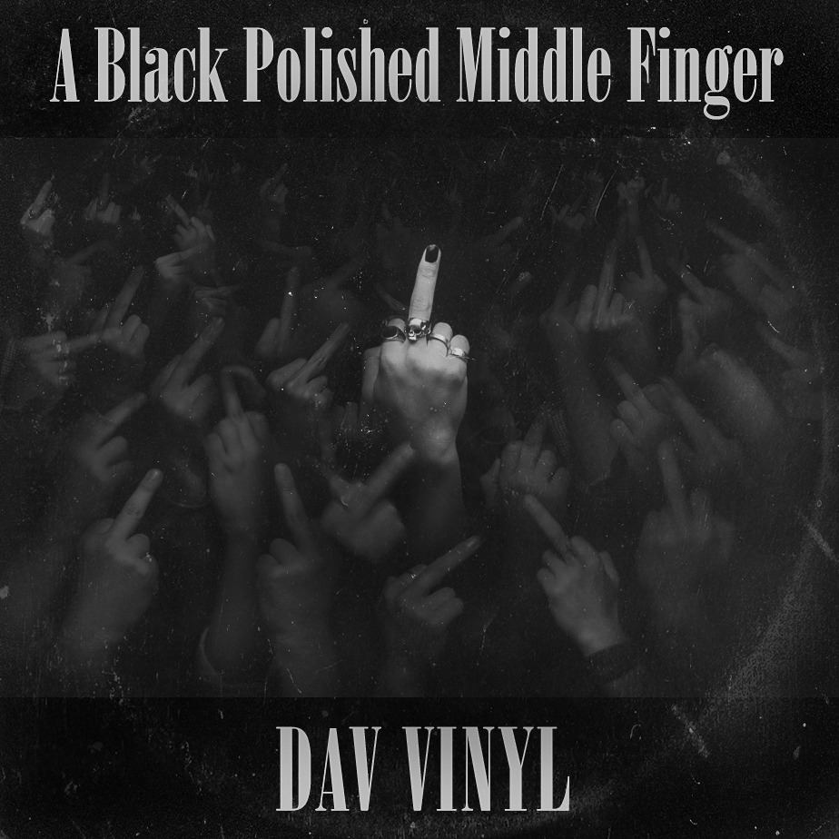 A Black Polished Middle Finger