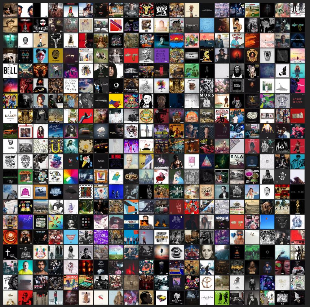 Top 50 Albums of 2015